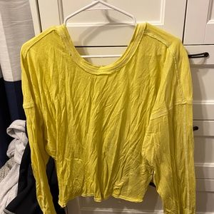 Long sleeve twist back shirt